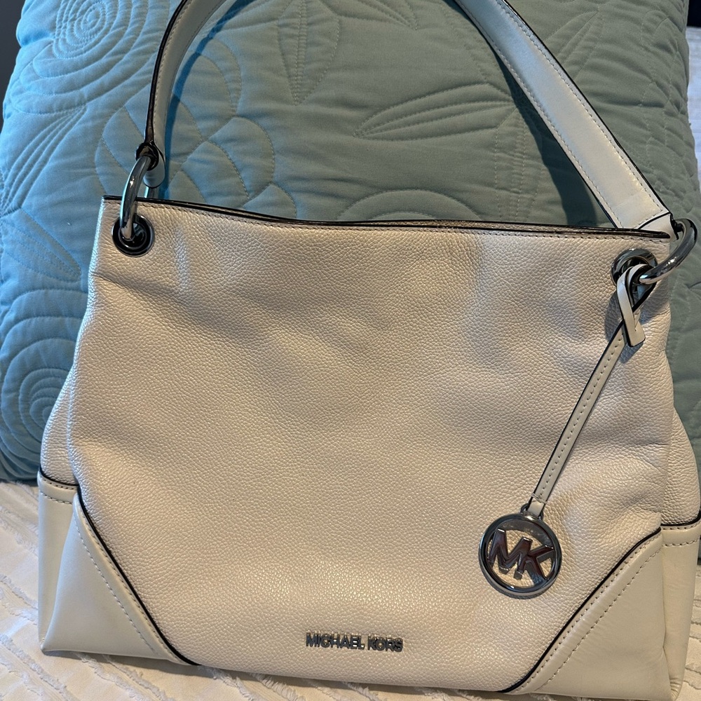 Michael Kors Cream Shoulder Bag